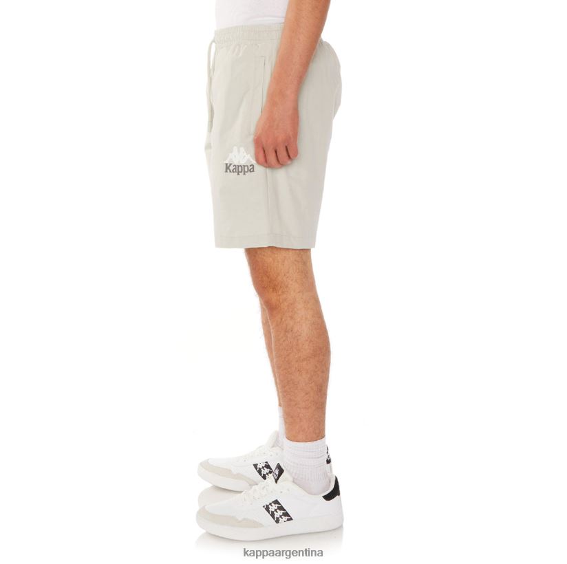 Kappa hombres auténticos pantalones cortos wale gris 2FJJXV232