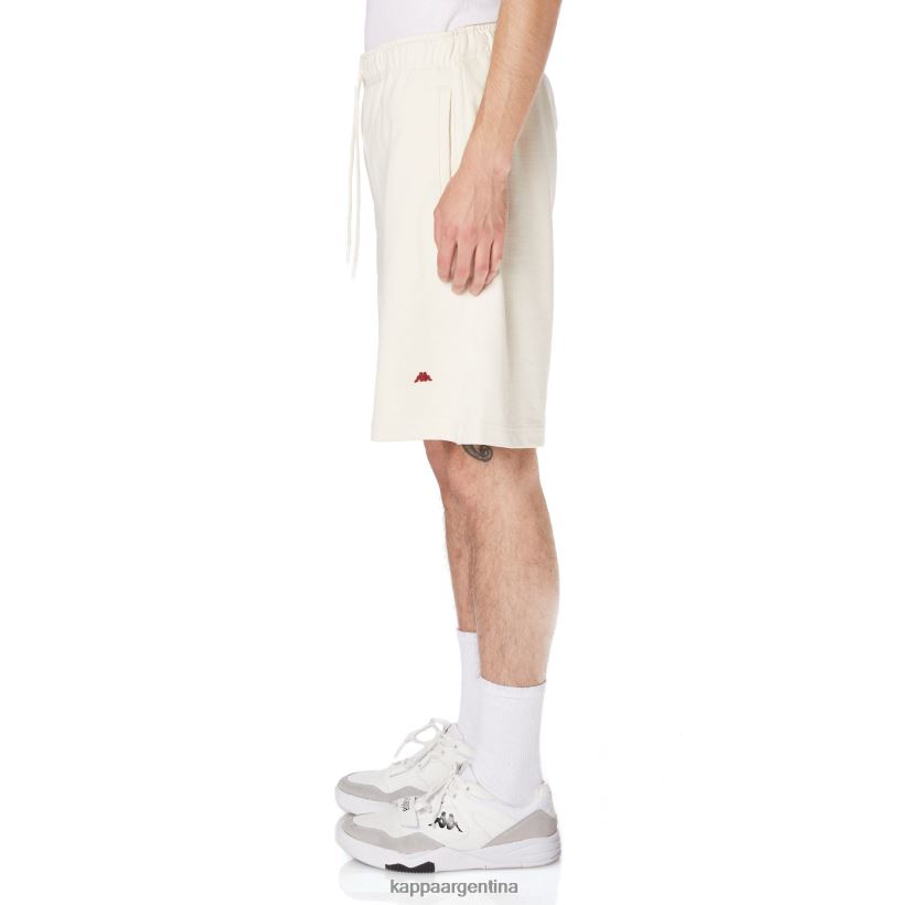 Kappa hombres bata giovani karraway pantalones cortos crema 2FJJXV272
