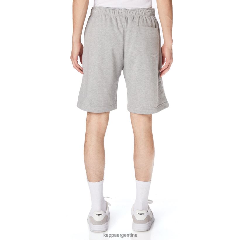 Kappa hombres bata giovani karraway pantalones cortos gris 2FJJXV271