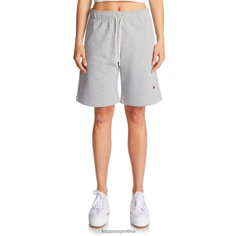 Kappa hombres bata giovani karraway pantalones cortos gris 2FJJXV271