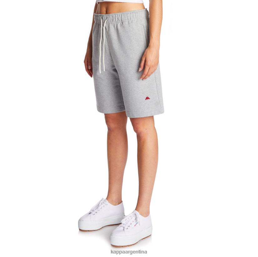 Kappa hombres bata giovani karraway pantalones cortos gris 2FJJXV271