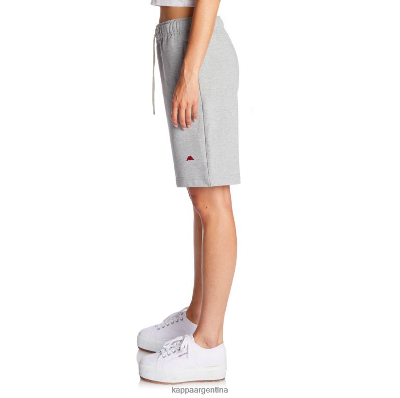 Kappa hombres bata giovani karraway pantalones cortos gris 2FJJXV271