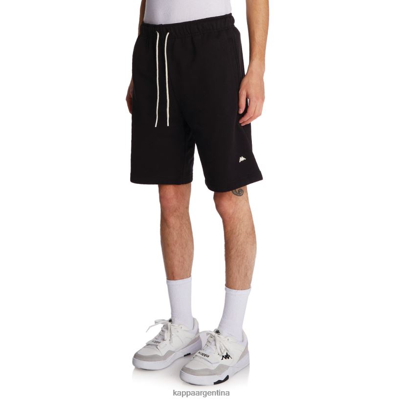 Kappa hombres bata giovani karraway pantalones cortos negro 2FJJXV273