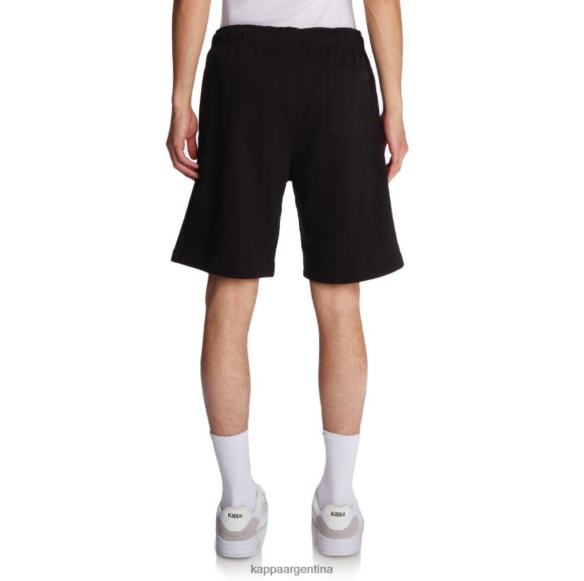 Kappa hombres bata giovani karraway pantalones cortos negro 2FJJXV273