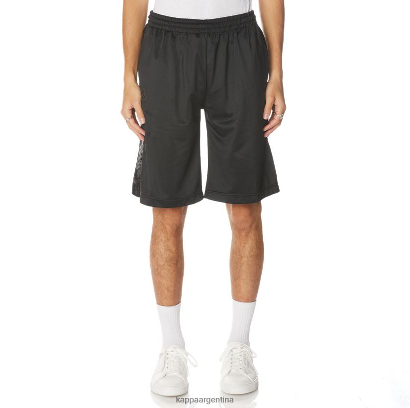 Kappa hombres pantalones cortos 222 banda Treadwellz azabache negro 2FJJXV270