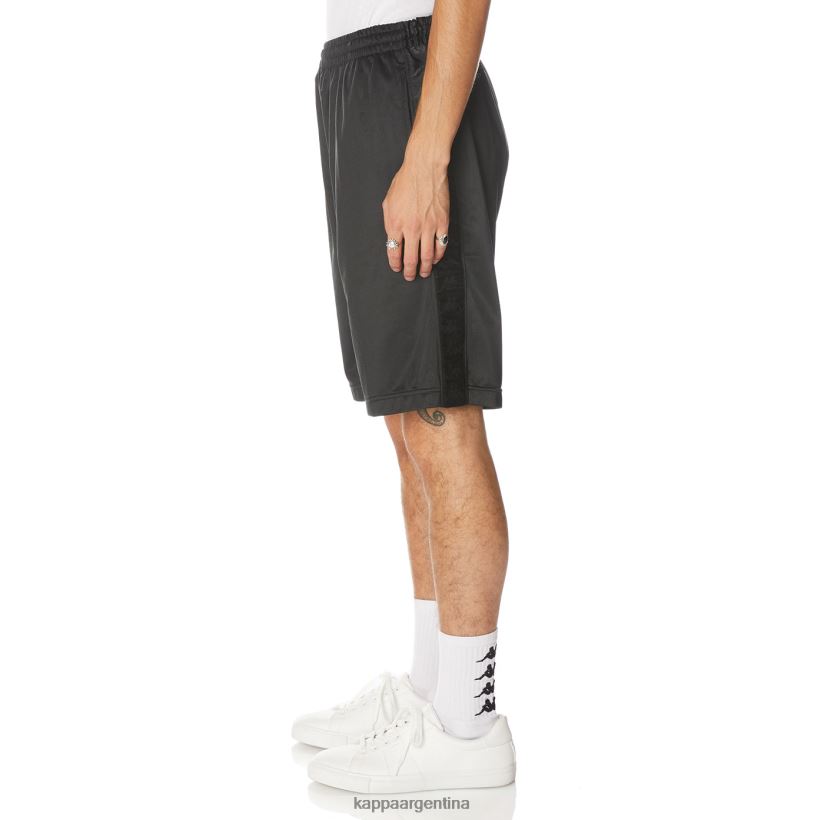 Kappa hombres pantalones cortos 222 banda Treadwellz azabache negro 2FJJXV270
