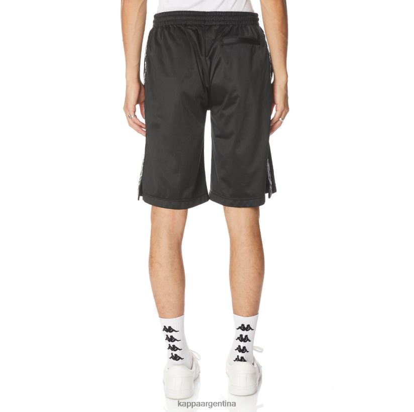 Kappa hombres pantalones cortos 222 banda Treadwellz azabache negro 2FJJXV270