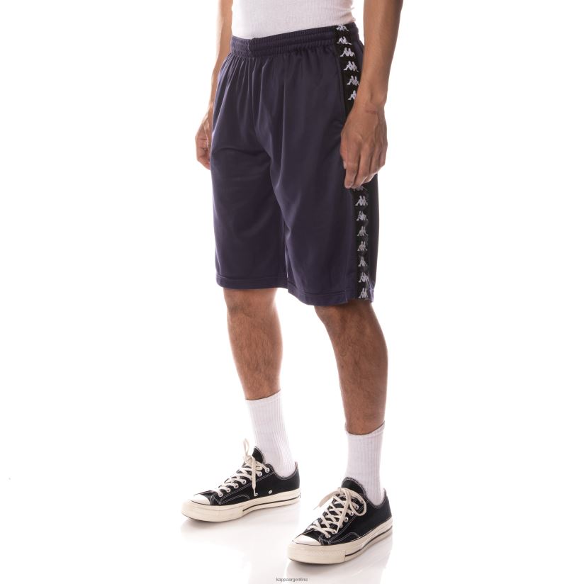 Kappa hombres pantalones cortos 222 banda Treadwellz azul marino negro 2FJJXV266