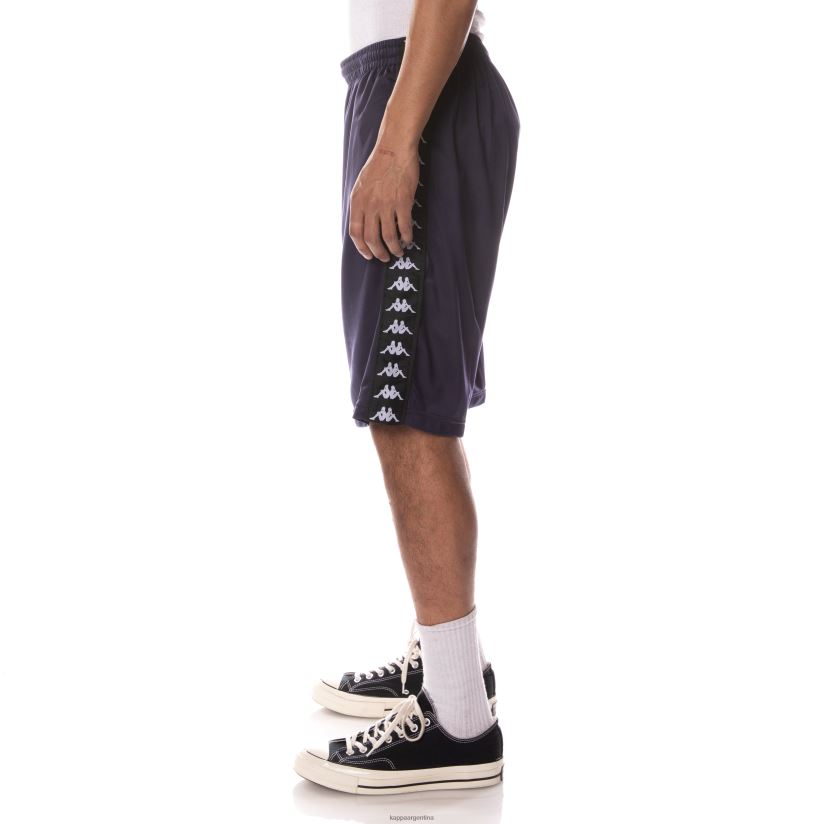 Kappa hombres pantalones cortos 222 banda Treadwellz azul marino negro 2FJJXV266