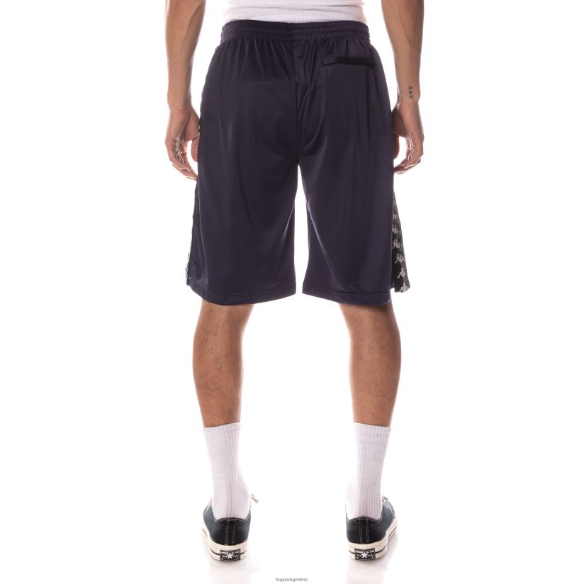 Kappa hombres pantalones cortos 222 banda Treadwellz azul marino negro 2FJJXV266