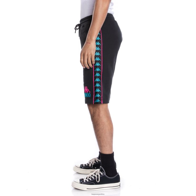 Kappa hombres pantalones cortos 222 banda gumball grifo negro 2FJJXV259