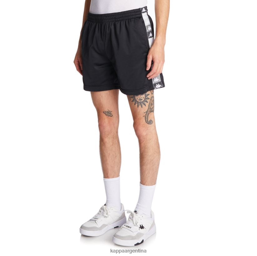 Kappa hombres pantalones cortos 222 banda jace azabache negro 2FJJXV225