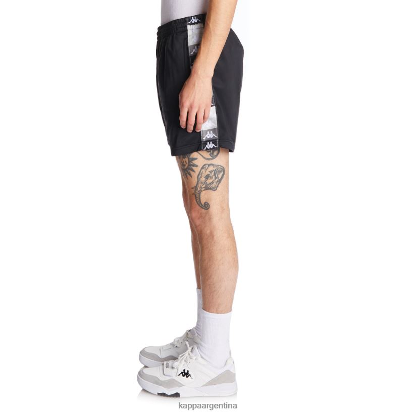 Kappa hombres pantalones cortos 222 banda jace azabache negro 2FJJXV225