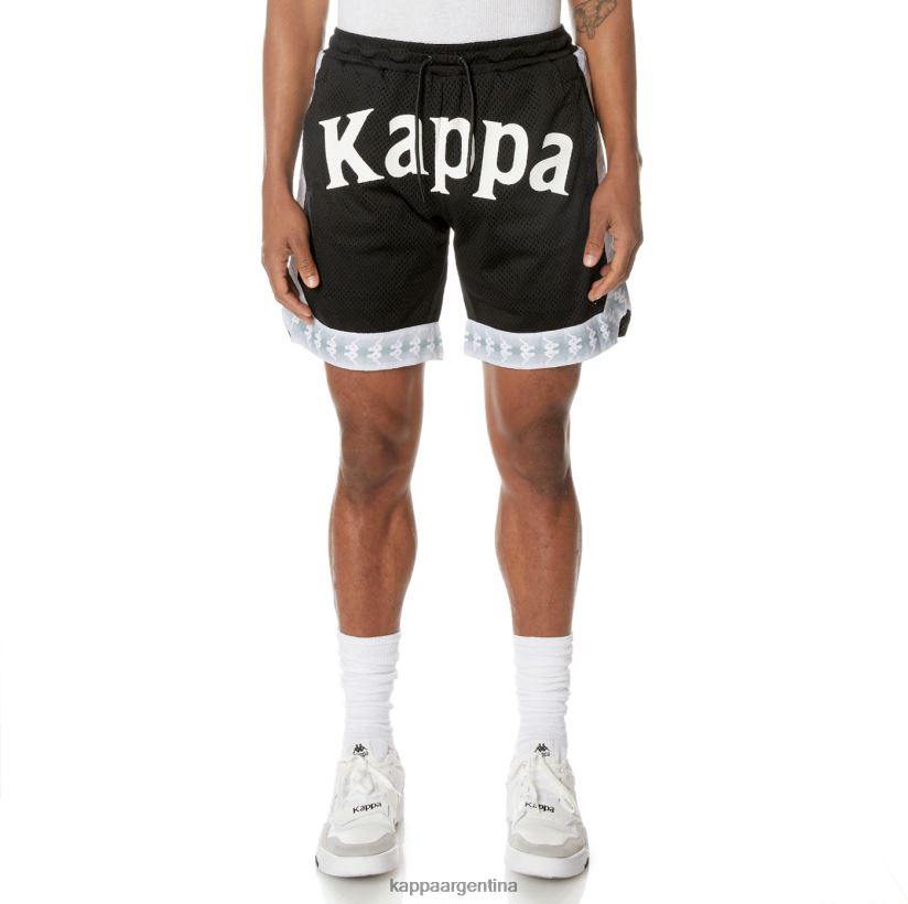 Kappa hombres pantalones cortos 222 banda vosker negro azabache 2FJJXV253