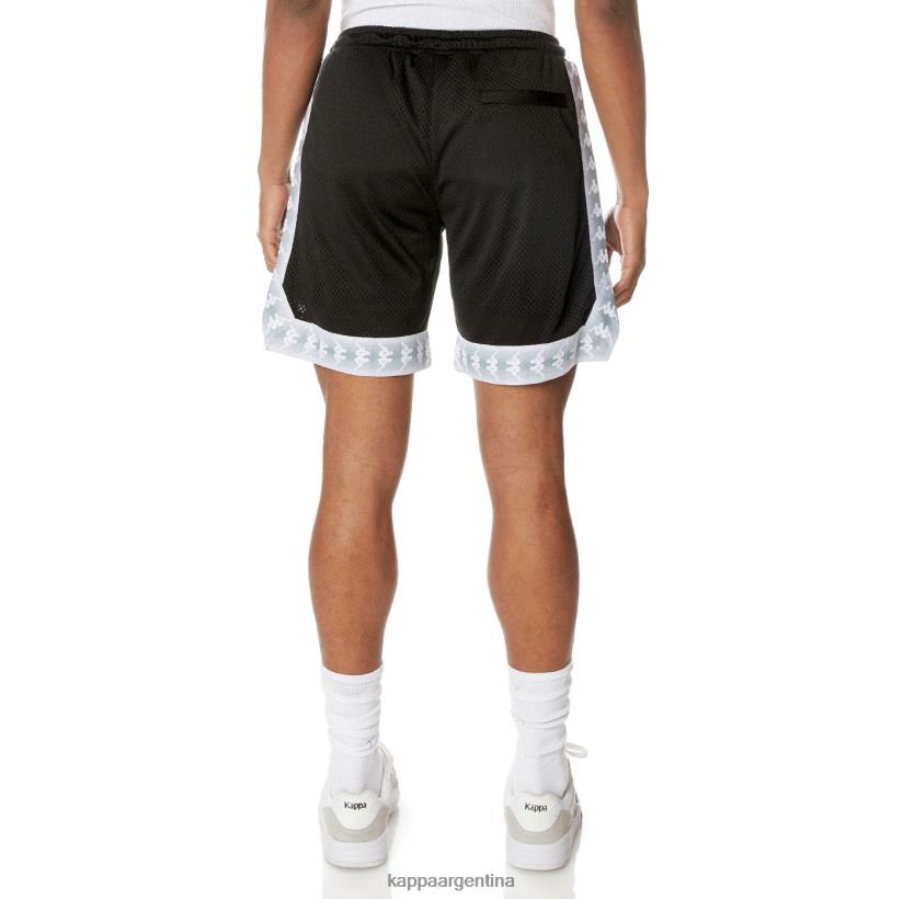 Kappa hombres pantalones cortos 222 banda vosker negro azabache 2FJJXV253