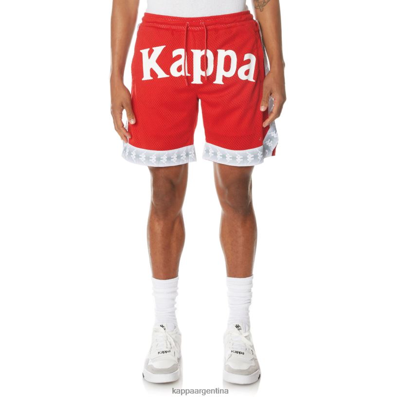 Kappa hombres pantalones cortos 222 banda vosker rojo 2FJJXV245