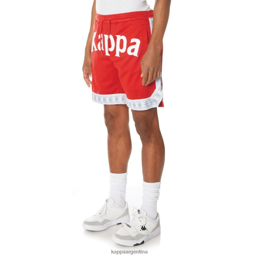 Kappa hombres pantalones cortos 222 banda vosker rojo 2FJJXV245