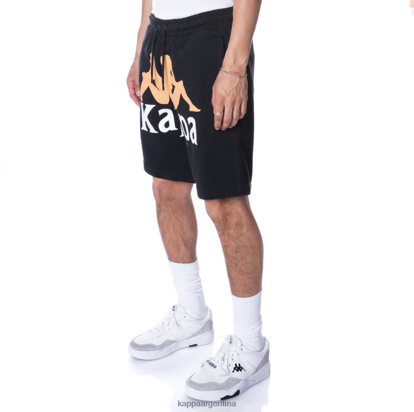 Kappa hombres pantalones cortos anjuan autenticos negro azabache 2FJJXV251
