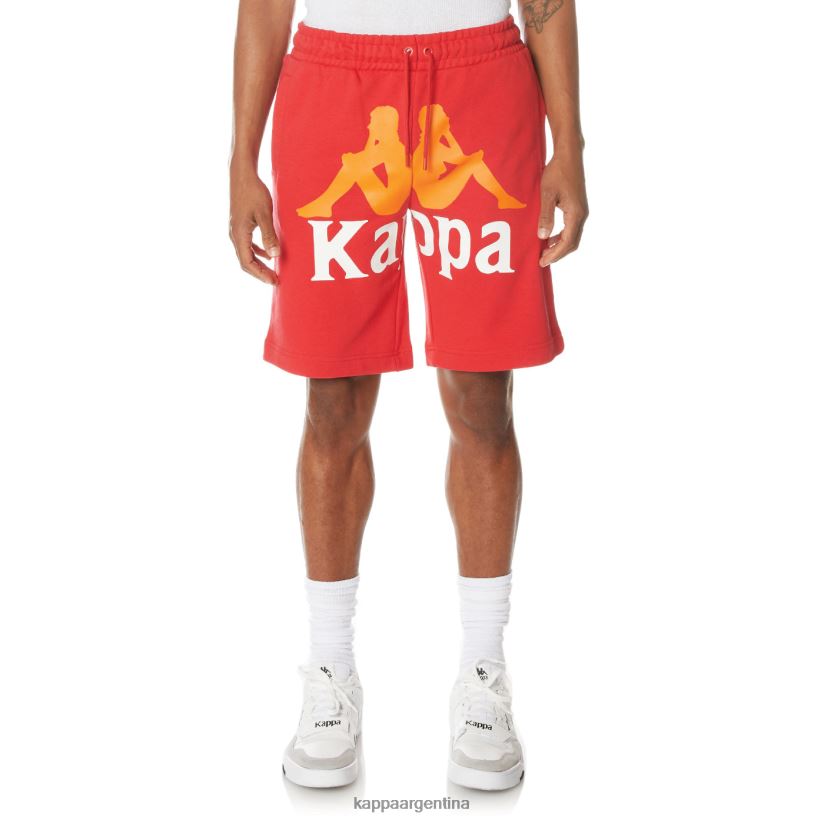 Kappa hombres pantalones cortos anjuan autenticos rojo 2FJJXV242