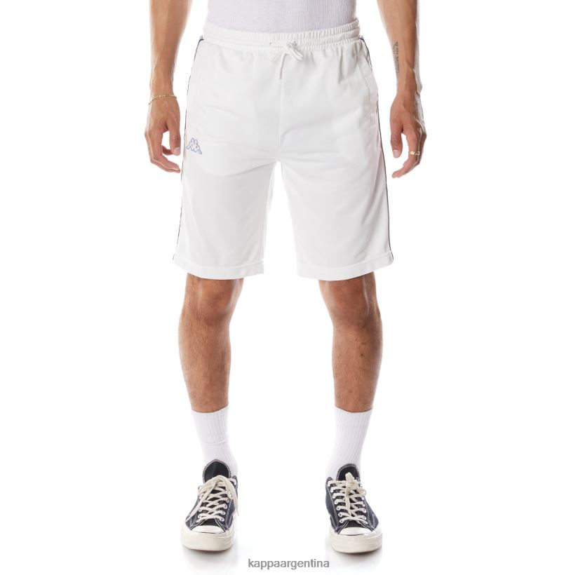 Kappa hombres pantalones cortos asved 2 con cinta con logo blanco azul 2FJJXV260