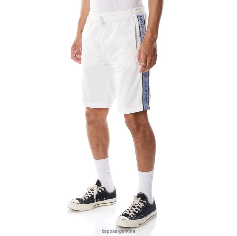 Kappa hombres pantalones cortos asved 2 con cinta con logo blanco azul 2FJJXV260