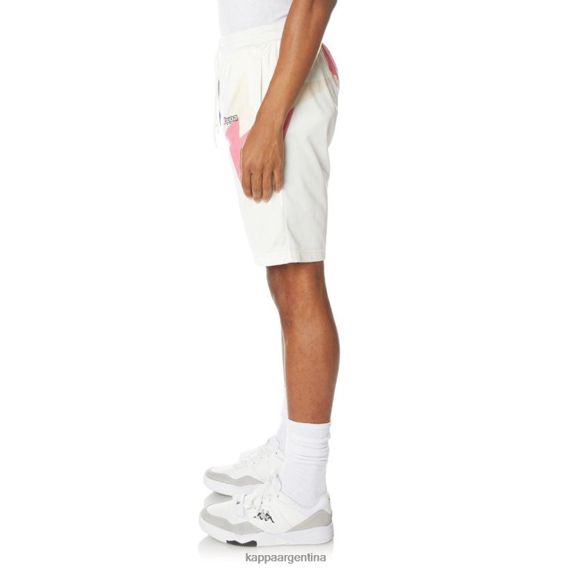 Kappa hombres pantalones cortos con logo blanco 2FJJXV257