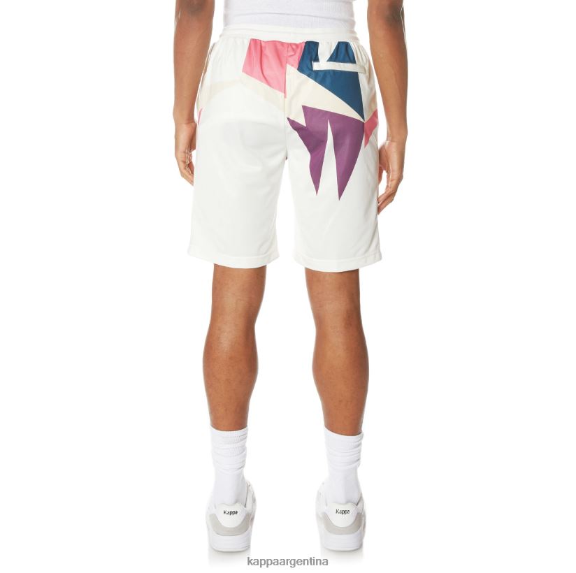 Kappa hombres pantalones cortos con logo blanco 2FJJXV257