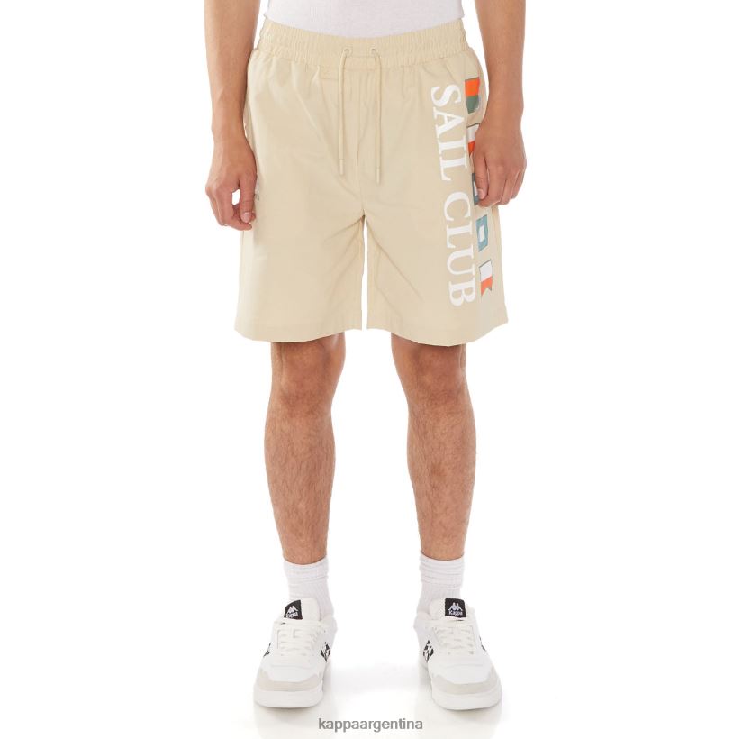 Kappa hombres pantalones cortos rojos beige 2FJJXV219