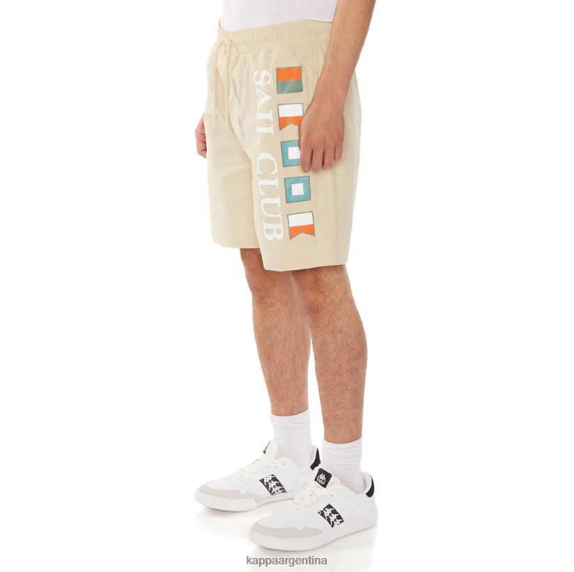 Kappa hombres pantalones cortos rojos beige 2FJJXV219