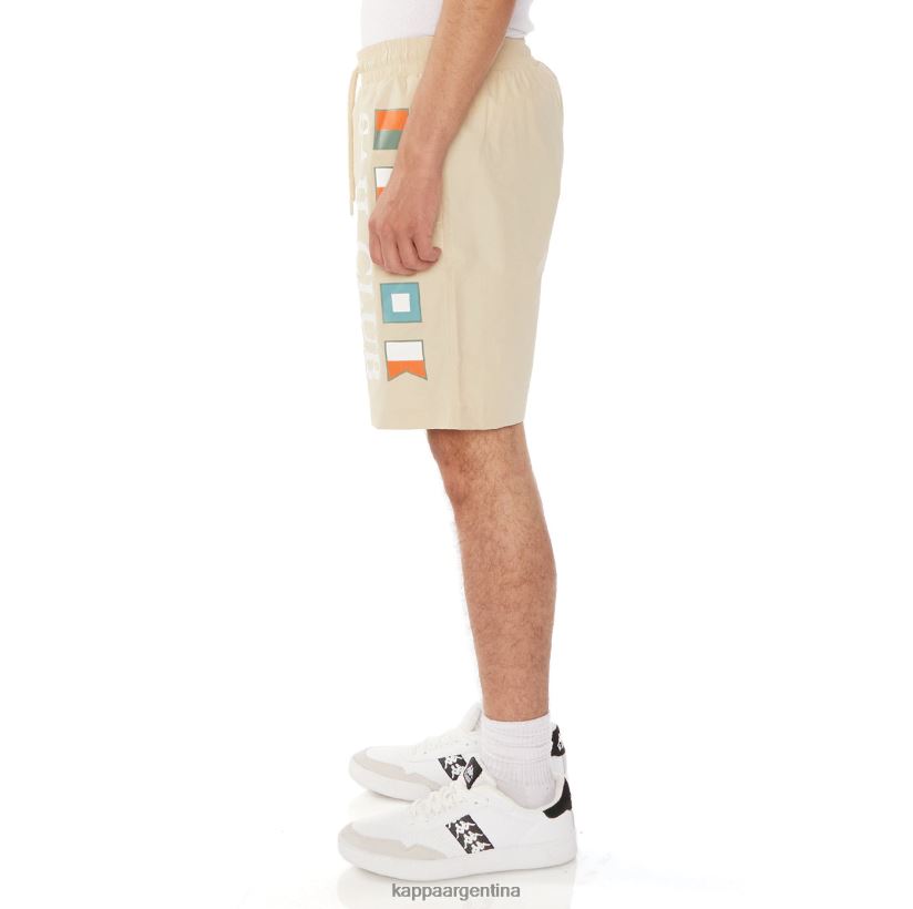 Kappa hombres pantalones cortos rojos beige 2FJJXV219