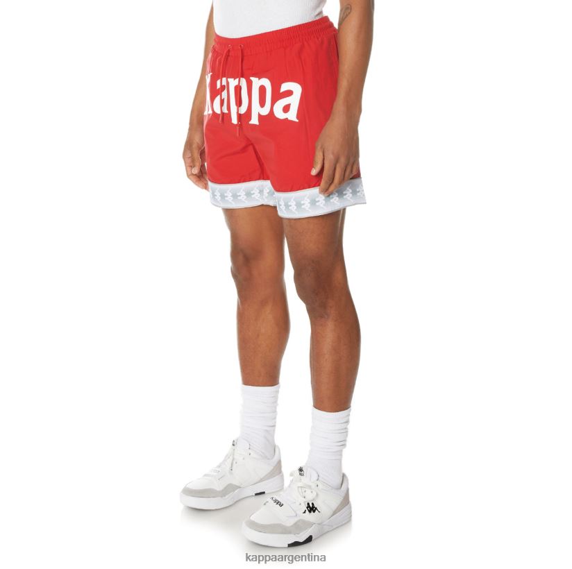 Kappa hombres shorts de baño 222 banda calband rojo 2FJJXV240