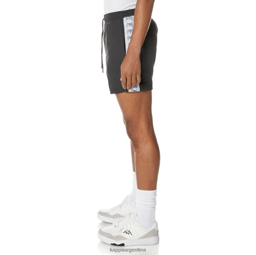 Kappa hombres shorts de baño 222 banda corty negro azabache 2FJJXV248