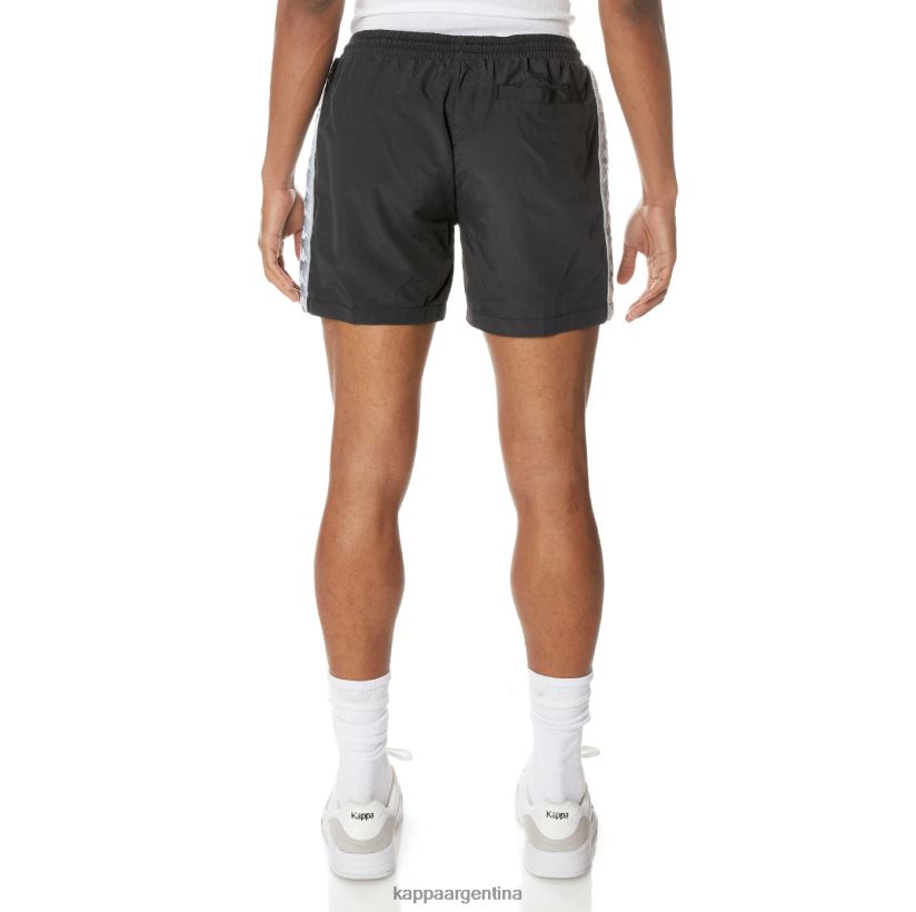 Kappa hombres shorts de baño 222 banda corty negro azabache 2FJJXV248