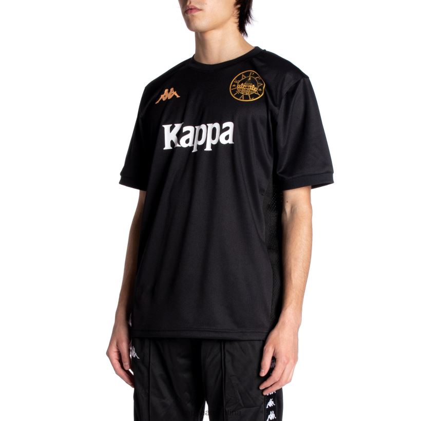 Kappa hombres auténtica camiseta de arnold azabache negro 2FJJXV211