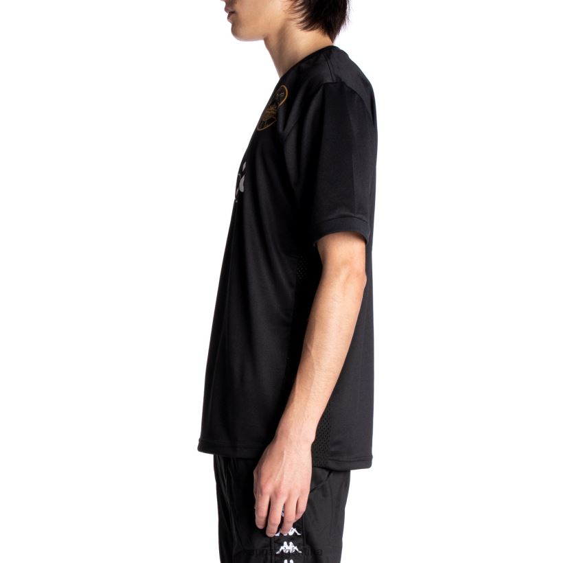 Kappa hombres auténtica camiseta de arnold azabache negro 2FJJXV211