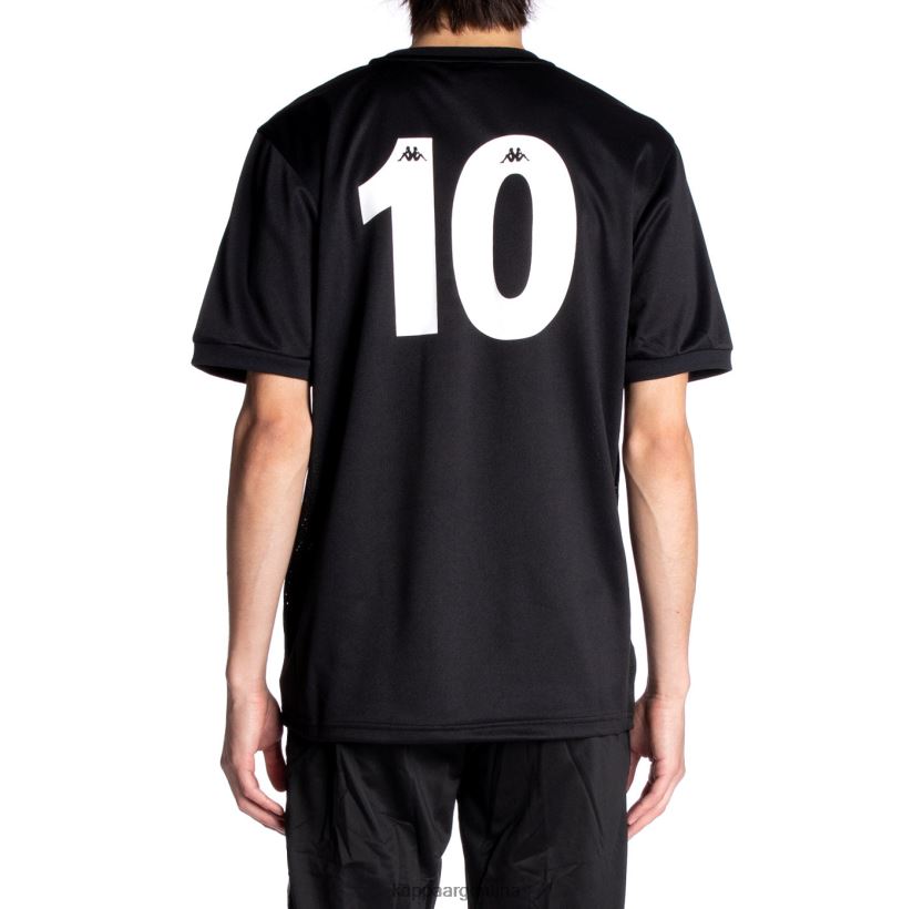 Kappa hombres auténtica camiseta de arnold azabache negro 2FJJXV211