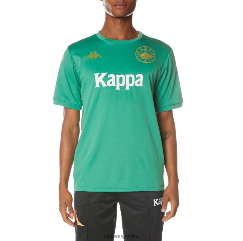 Kappa hombres auténtica camiseta de arnold verde 2FJJXV144