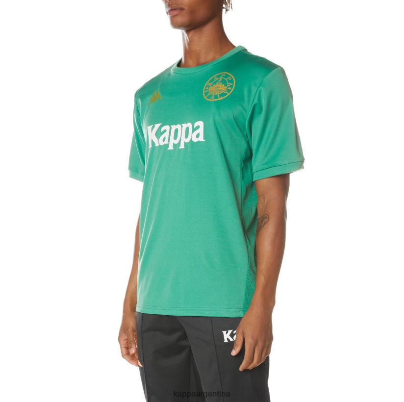 Kappa hombres auténtica camiseta de arnold verde 2FJJXV144