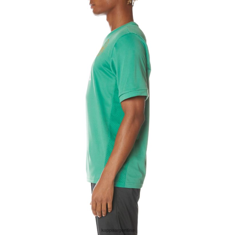 Kappa hombres auténtica camiseta de arnold verde 2FJJXV144