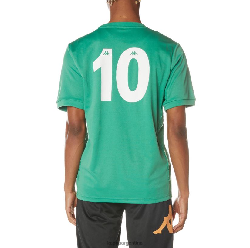 Kappa hombres auténtica camiseta de arnold verde 2FJJXV144