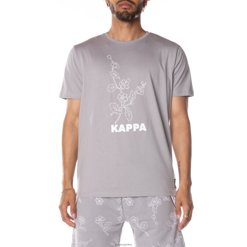 Kappa hombres auténtica camiseta de vitriolo japonés gris 2FJJXV173