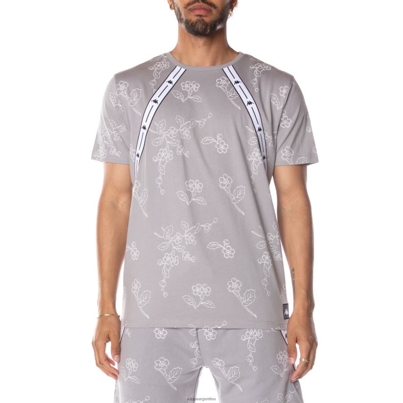 Kappa hombres auténtica camiseta jpn volfi gris 2FJJXV171