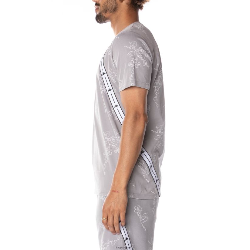 Kappa hombres auténtica camiseta jpn volfi gris 2FJJXV171