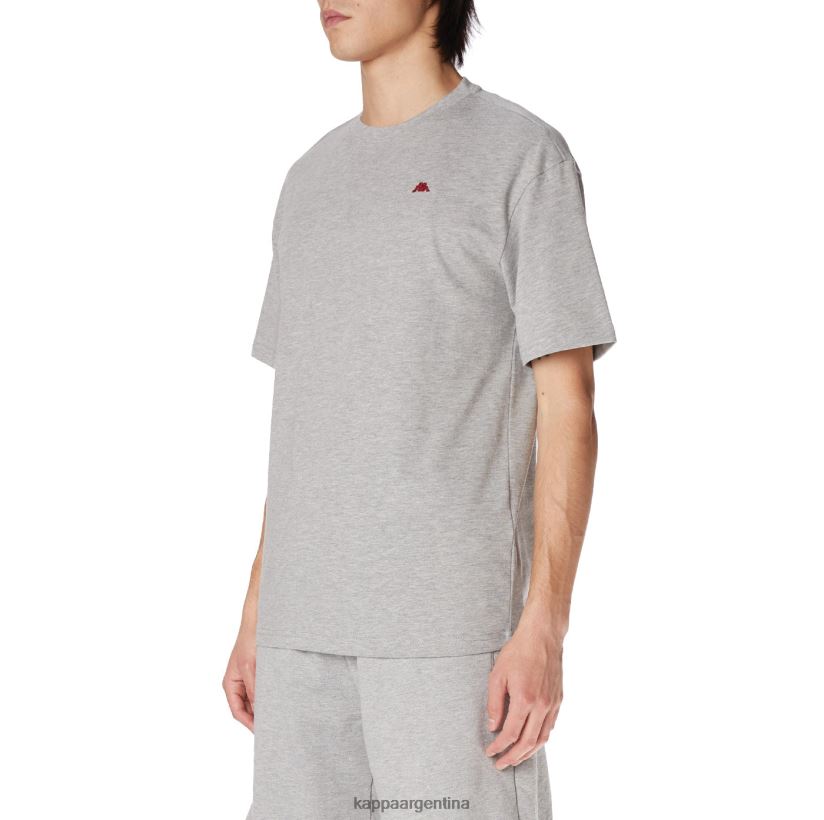 Kappa hombres bata giovani darphis camiseta gris claro 2FJJXV153