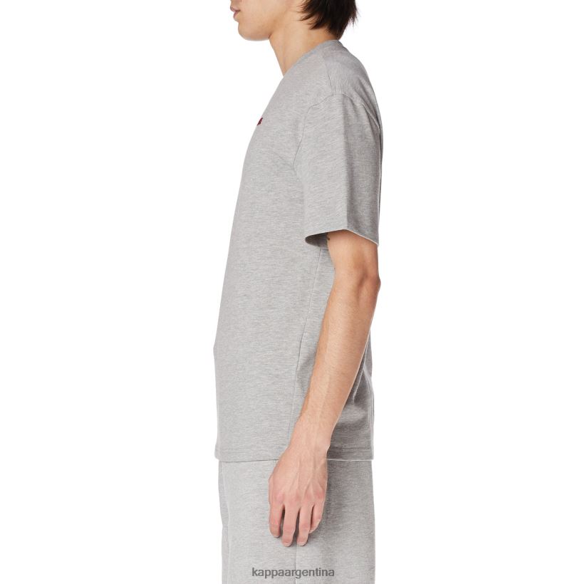 Kappa hombres bata giovani darphis camiseta gris claro 2FJJXV153