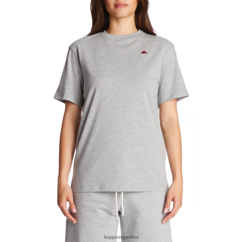 Kappa hombres bata giovani darphis camiseta gris claro 2FJJXV153