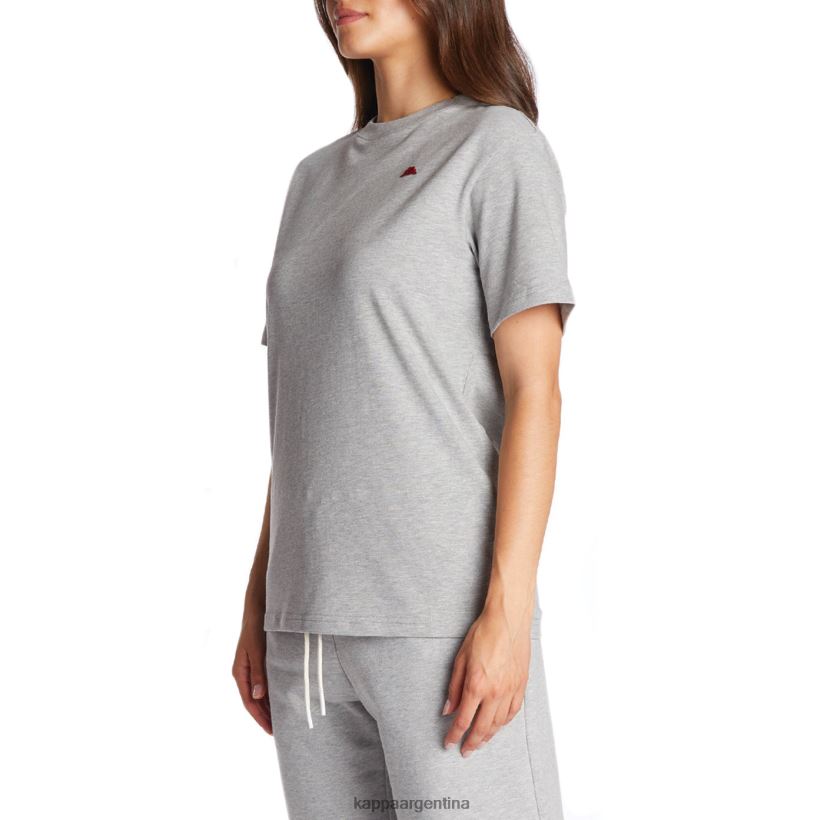 Kappa hombres bata giovani darphis camiseta gris claro 2FJJXV153