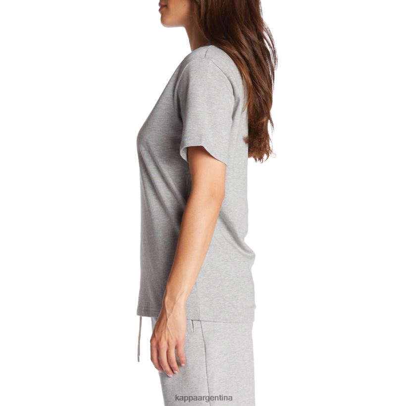 Kappa hombres bata giovani darphis camiseta gris claro 2FJJXV153