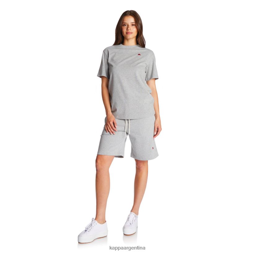 Kappa hombres bata giovani darphis camiseta gris claro 2FJJXV153