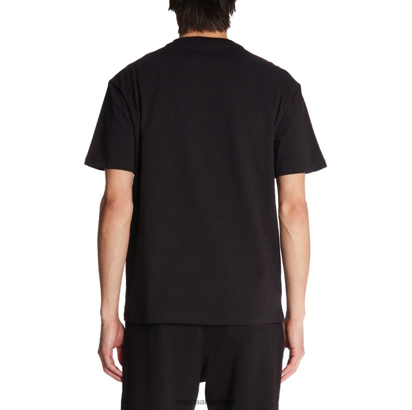 Kappa hombres bata giovani darphis camiseta negro 2FJJXV152